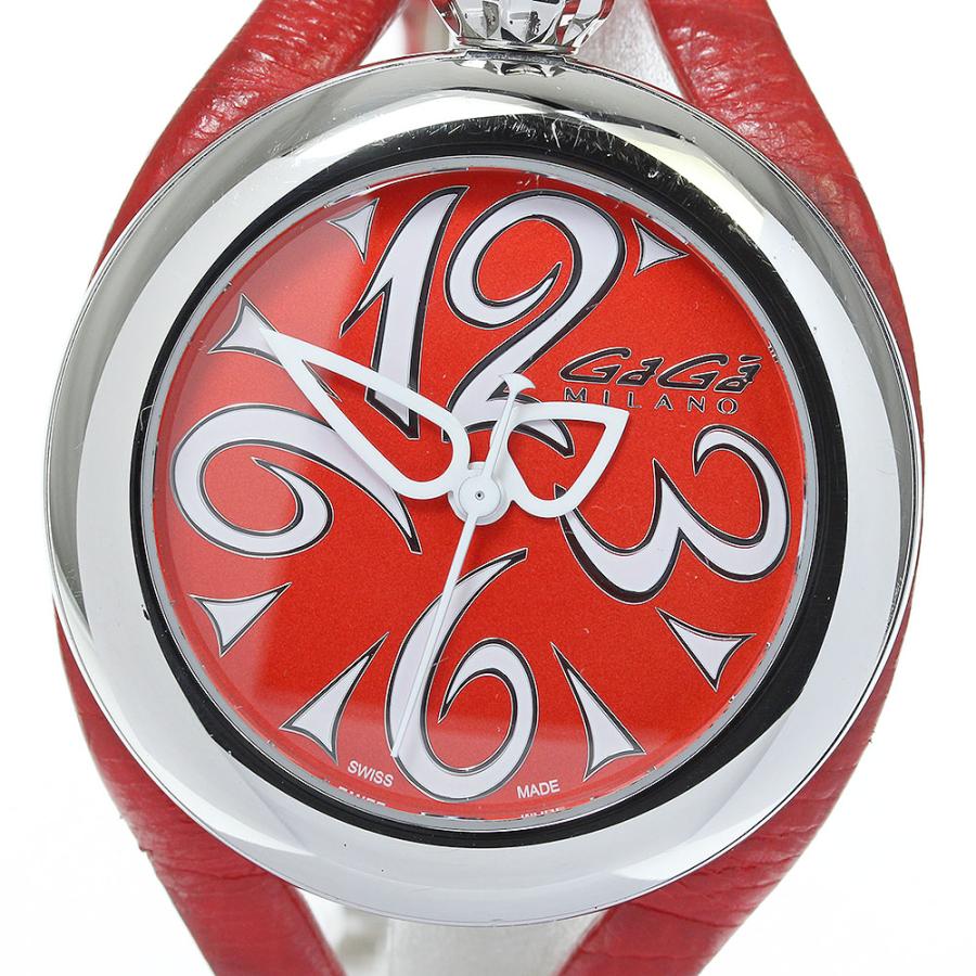 GaGa MILANO】ガガミラノ フラット42 6070.05 クォーツ レディース  