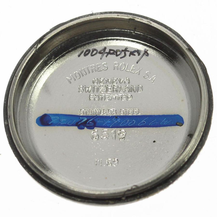 ロレックス ROLEX 6519 オイスターパーペチュアルデイト cal.1161 自動巻き レディース 保証書付き_910947【ev10】 ROLEX - ロレックス ROLEX 6519 オイスターパーペチュアルデイト cal