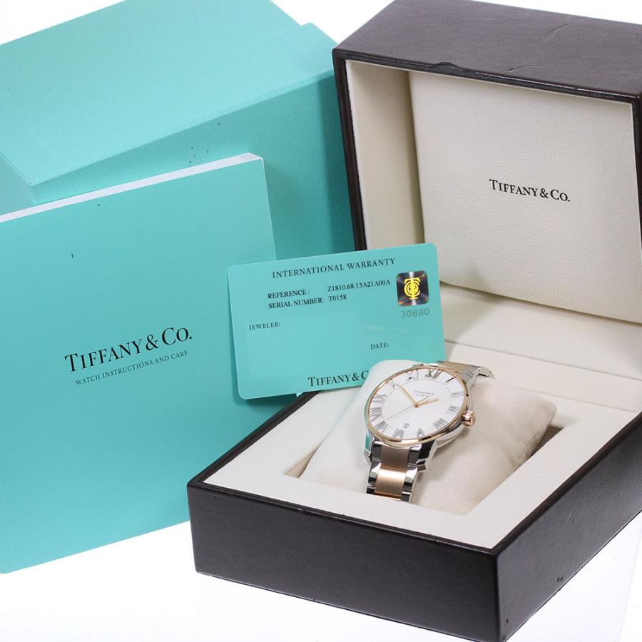 新同品 ティファニー TIFFANY アトラスドーム コンビ 腕時計 箱 784 TIFFANY&Co.（ティファニー） ☆美品☆箱・保証書付き【TIFFANY&Co