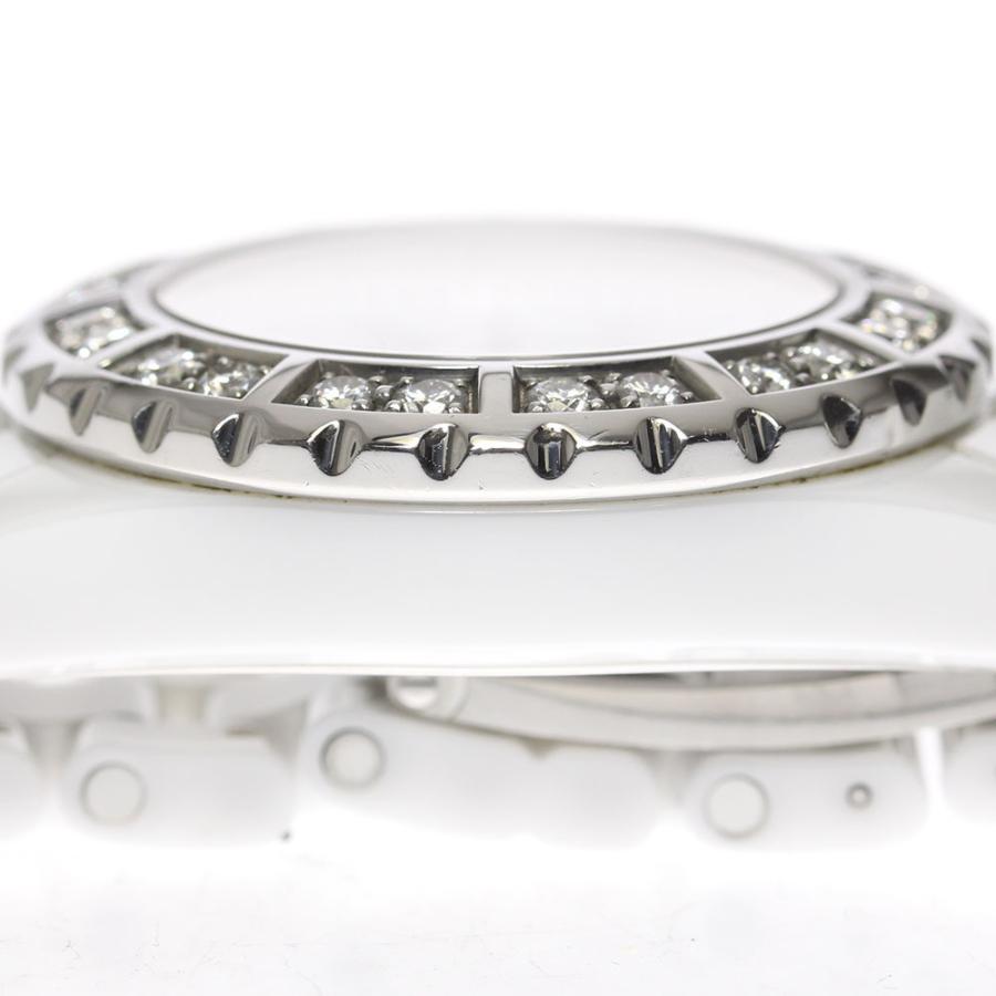 CHANEL ☆良品【CHANEL】シャネル J12 ダイヤベゼル 白セラミック  