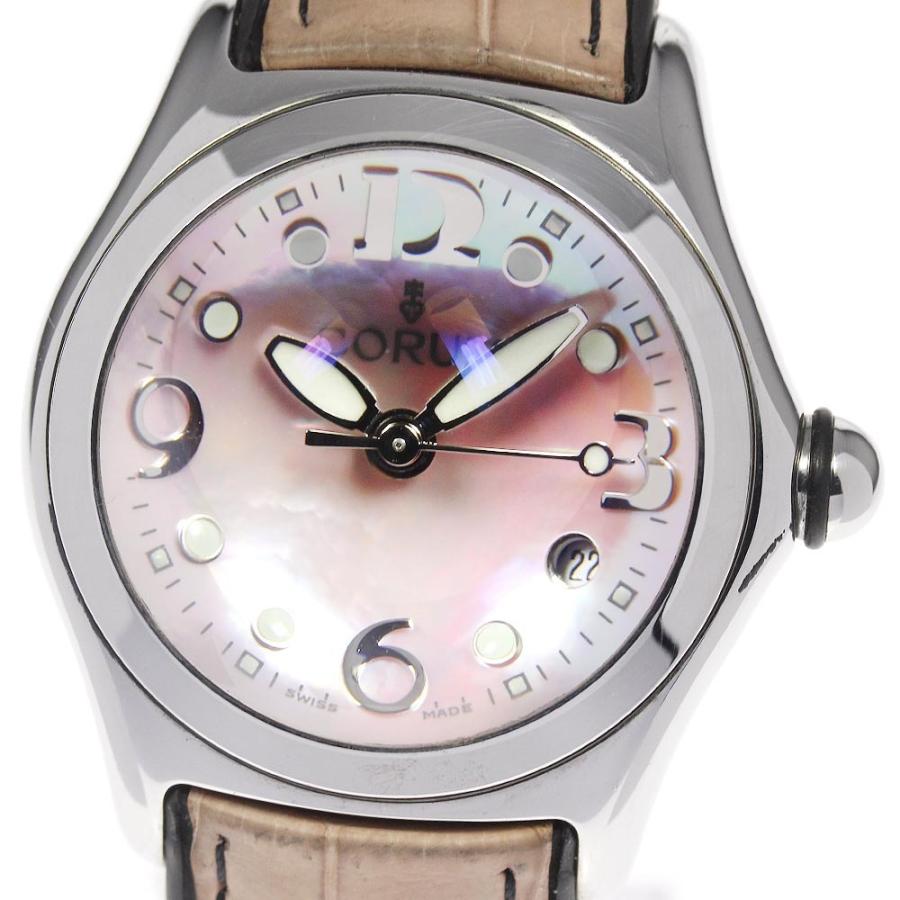 CORUM（コルム） 【CORUM】コルム バブル デイト 39.250.20 ピンク