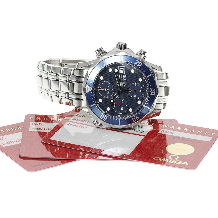 OMEGA ☆良品☆保証書付き【OMEGA】オメガ シーマスター300 クロノ  