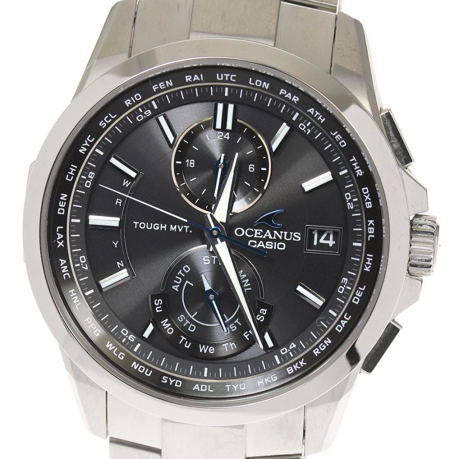 ☆良品☆保証書付き【CASIO】カシオ オシアナス デイト OCW-T2500-1AJF 
