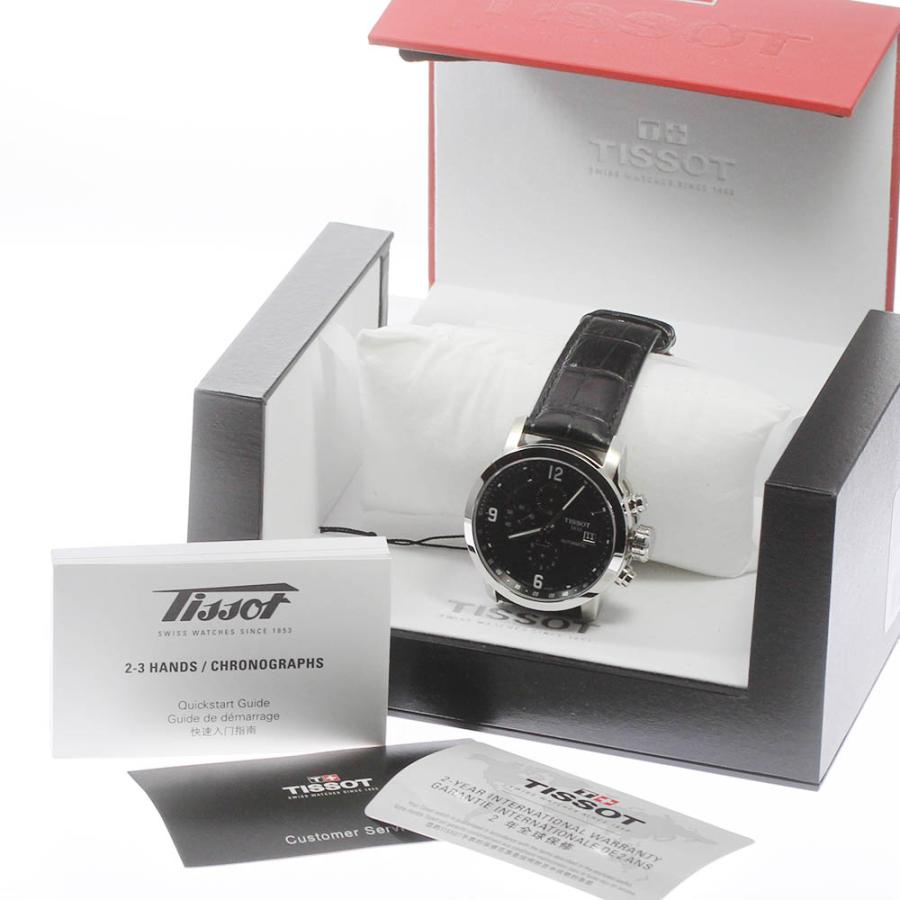 ティソTISSOT クロノグラフ PRC200【中古稼動品】　ベルト社外品 TISSOT（ティソ） ベルト訳あり箱・保証書付き【TISSOT】ティソ T