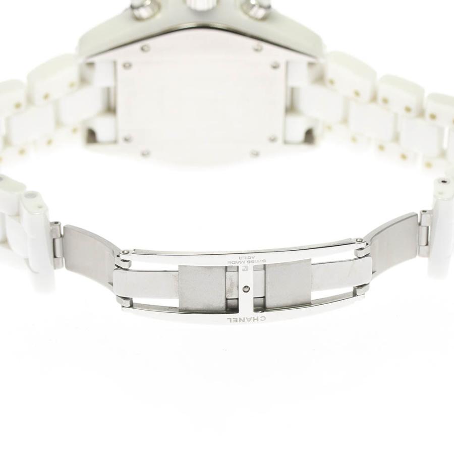 ☆訳あり★保証書付き【CHANEL】シャネル J12 ホワイトセラミック クロノグラフ H1007 自動巻き メンズ_685744 CHANEL（シャネル） ☆訳あり☆保証書付き【CHANEL】シャネル J12