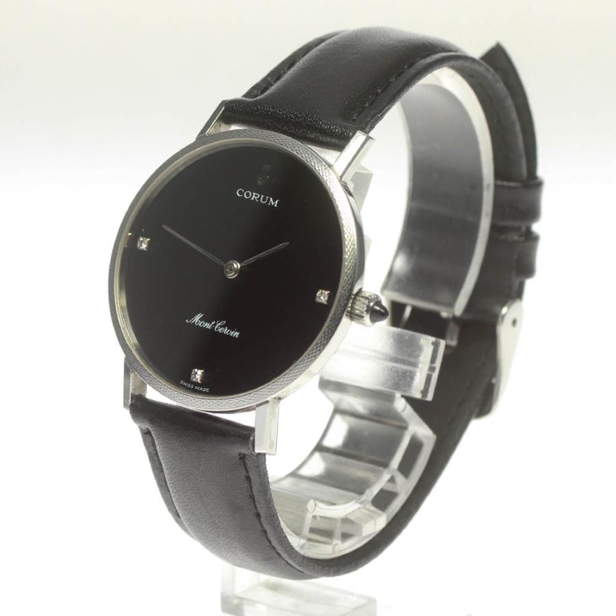 CORUM（コルム） 【CORUM】コルム モンセルヴァン 3Pダイヤ クォーツ