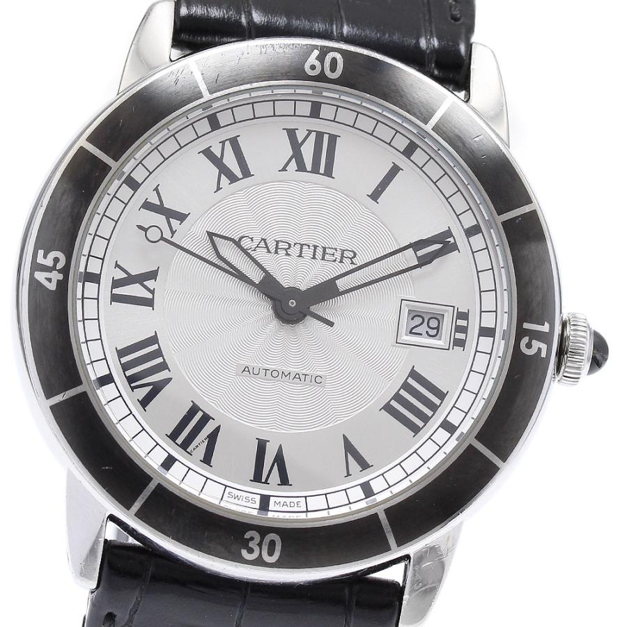 カルティエ CARTIER WSRN0002 ロンド クロワジエール ドゥ カルティエ デイト 自動巻き メンズ _688705 Cartier（カルティエ） CARTIER WSRN0002 ロンド クロワジエール ドゥ