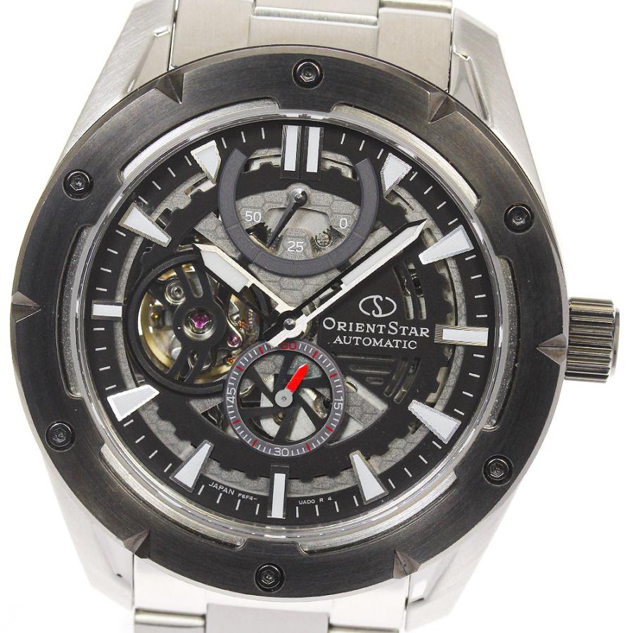 ☆美品【ORIENT】オリエント オリエントスター スケルトン F6F4-UAF0 