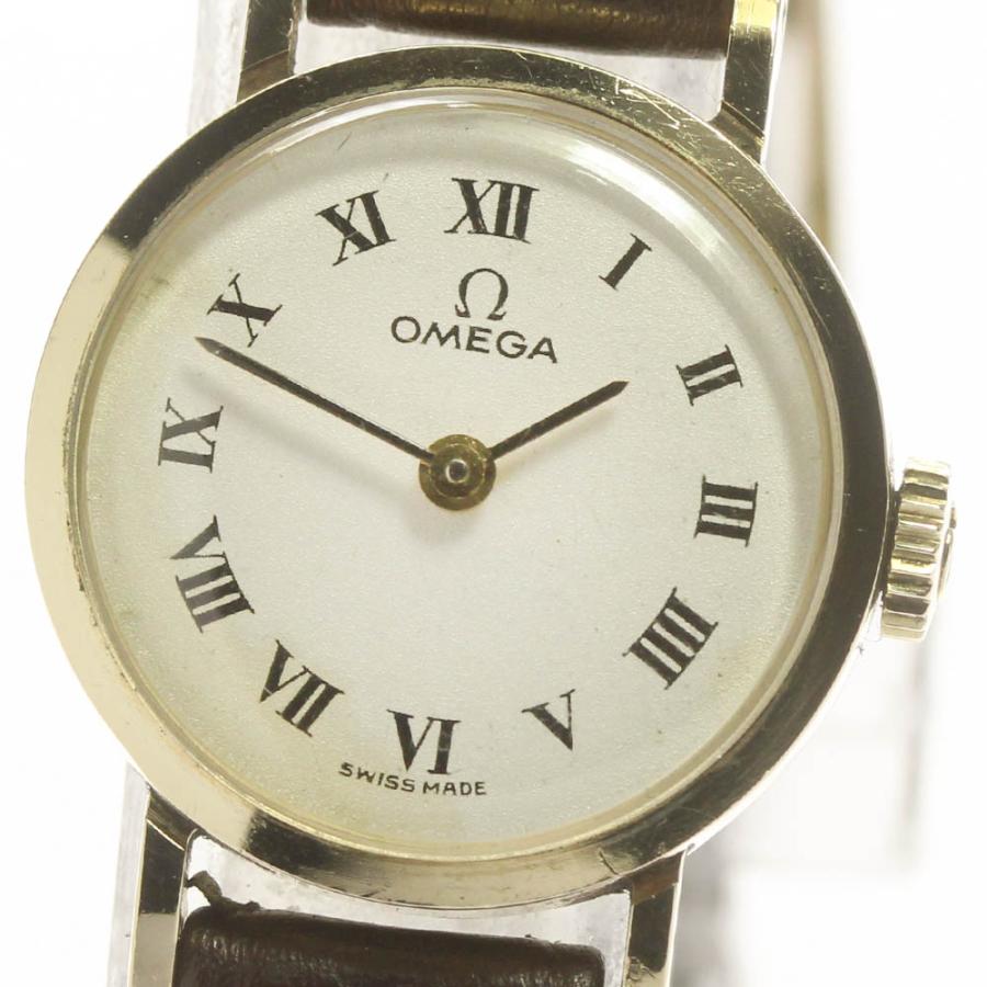 【T】OMEGA オメガ レディース 腕時計Cal.620 手巻 動作品 OMEGA】オメガ 腕時計 cal.620 金メッキ ゴールド 手巻き
