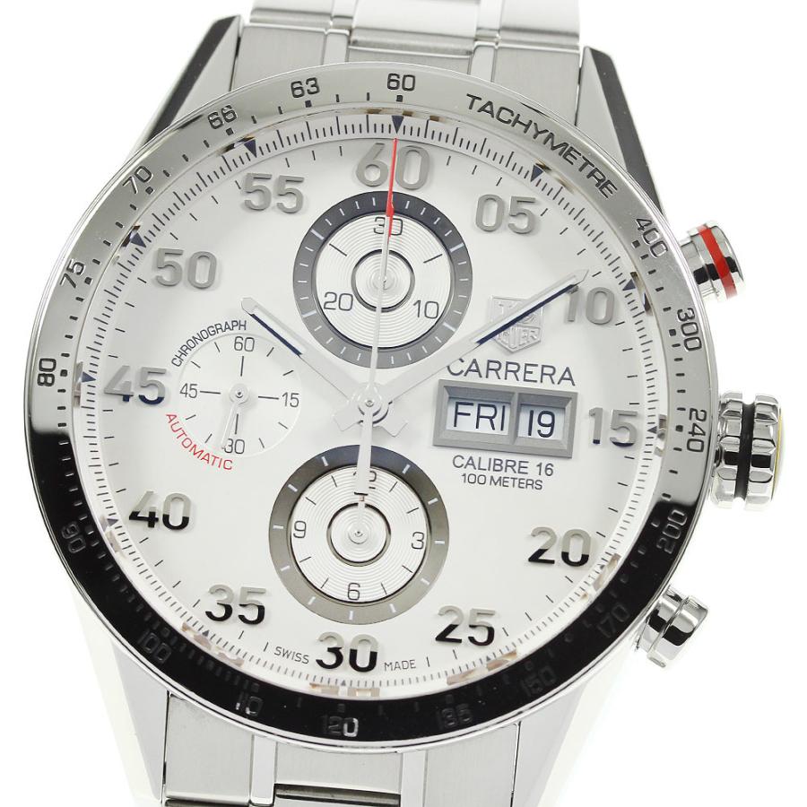 タグホイヤー TAG HEUER CV2A11 カレラ デイデイト 自動巻き TAG HEUER（タグ・ホイヤー） ☆美品☆保証書付き【TAG HEUER】タグ
