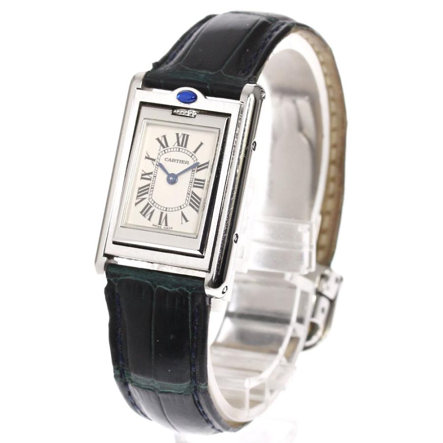 カルティエ CARTIER W1011155 タンクバスキュラントSM クォーツ レディース _898888 Cartier】カルティエ『タンク バスキュラント SM』W1011155 レディース