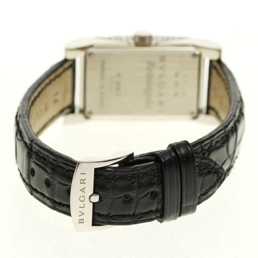 BVLGARI ブルガリ RTW39G レッタンゴロ ダイヤモンド 腕時計 K18WG K18WGxダイヤモンド レディース [中古] BVLGARI - BVLGARI ブルガリ RTW39G レッタンゴロ ダイヤモンド 腕時計