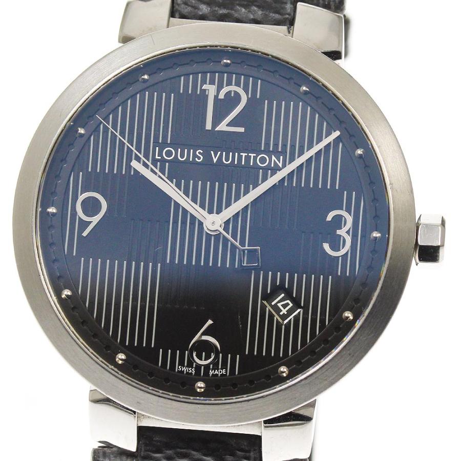 ルイ・ヴィトン（LOUIS VUITTON）腕時計タンブール ダミエグラフィット