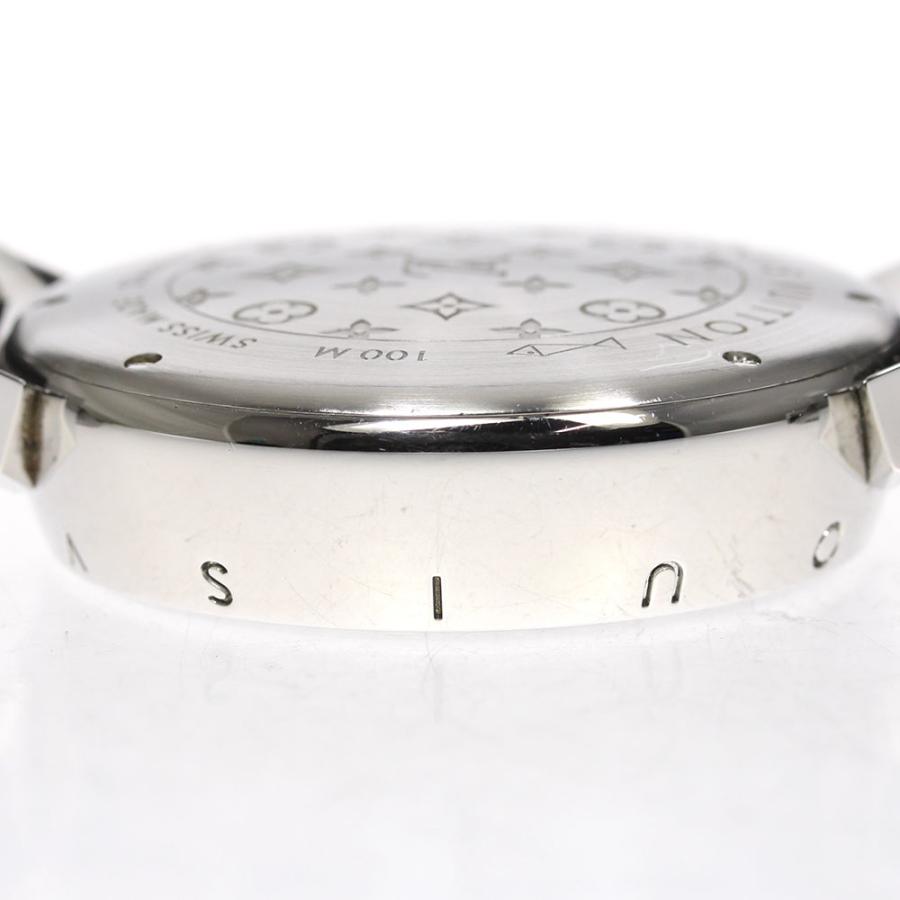 LOUIS VUITTON タンブール ラブリーカップ クロノグラフ 中古 ルイヴィトン タンブール ラブリーカップ クロノグラフ スチール