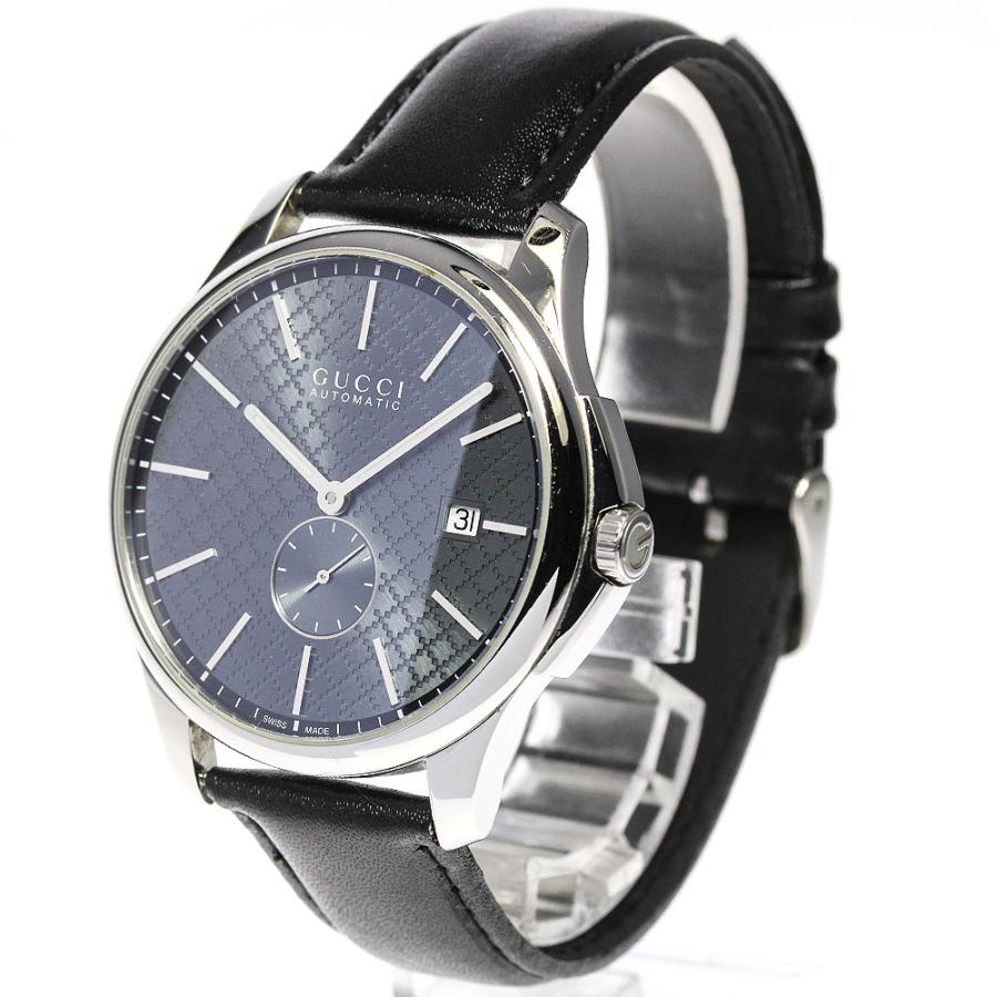GUCCI 自動巻 ／AT 126.3 Gタイムレス スモールセコンド 保／箱 GUCCI（グッチ） ☆良品☆箱付き【GUCCI】グッチ Gタイムレス