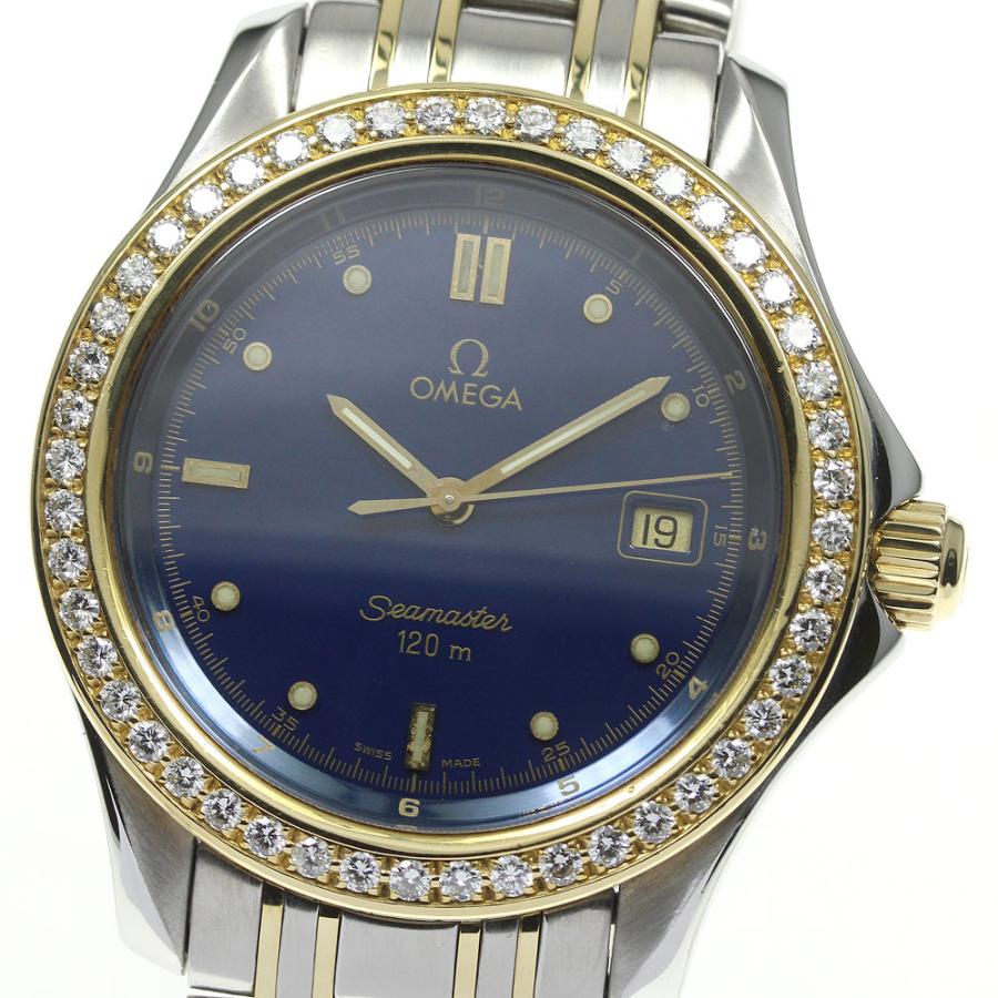 OMEGA ☆良品【OMEGA】オメガ シーマスター120 YGダイヤベゼル OMEGA ☆良品【OMEGA】オメガ シーマスター120 YGダイヤベゼル