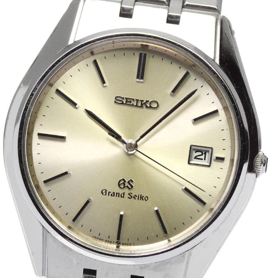 【稼動品】GS グランドセイコー 9587-8000 SEIKO 腕時計 デイト SEIKO 【SEIKO】セイコー グランドセイコー デイト 9587-8000