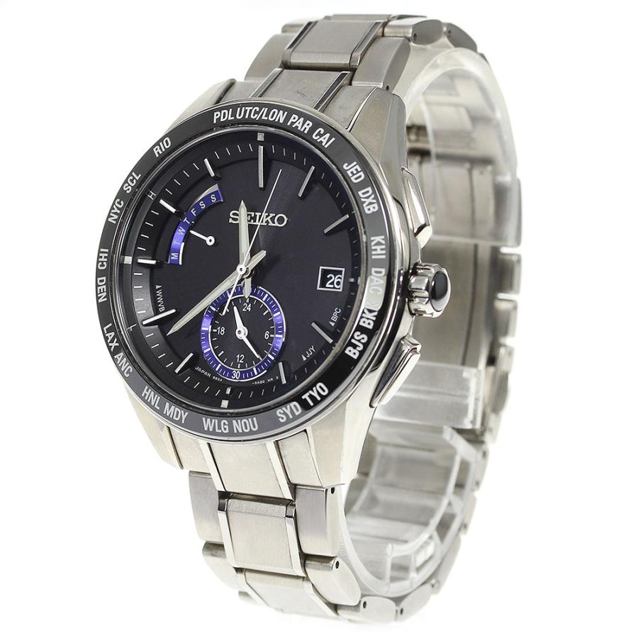腕時計 SEIKO ブライツ SOLAR / 8B54-0AW0 セイコー ブライツ 8B54-0AW0 SS ソーラー 黒文字盤 ABランクの買取