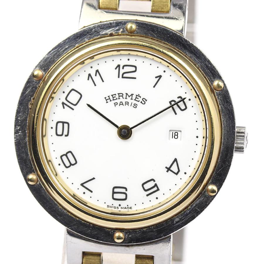 HERMES 【HERMES】エルメス クリッパー デイト クォーツ ボーイズ