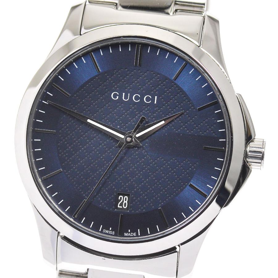 【美品】GUCCI 腕時計 グッチ 126.4 Gタイムレス クォーツ メンズ GUCCI（グッチ） ☆美品【GUCCI】グッチ Gタイムレス デイト 126.4