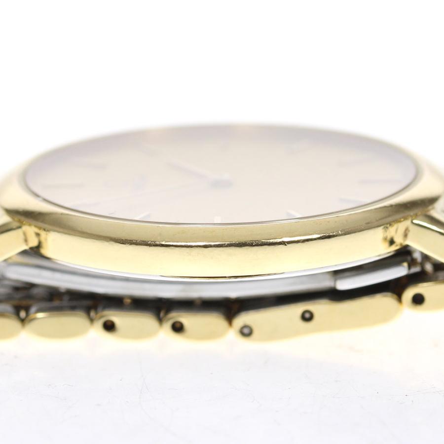 オメガ OMEGA デビル ラウンド クォーツ メンズ オメガ デビル ラウンド クオーツ 薄型メンズウォッチ 尾錠付き | アン