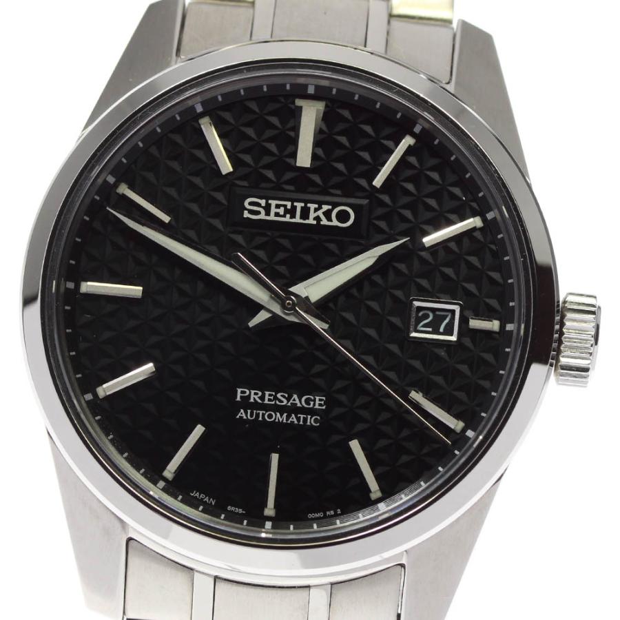 SEIKO ☆箱・保証書付き【SEIKO】セイコー プレサージュ デイト 6R35 