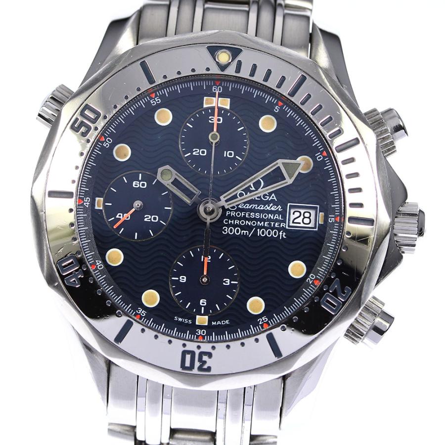 OMEGA ☆保証書付き【OMEGA】オメガ シーマスター300 クロノグラフ  