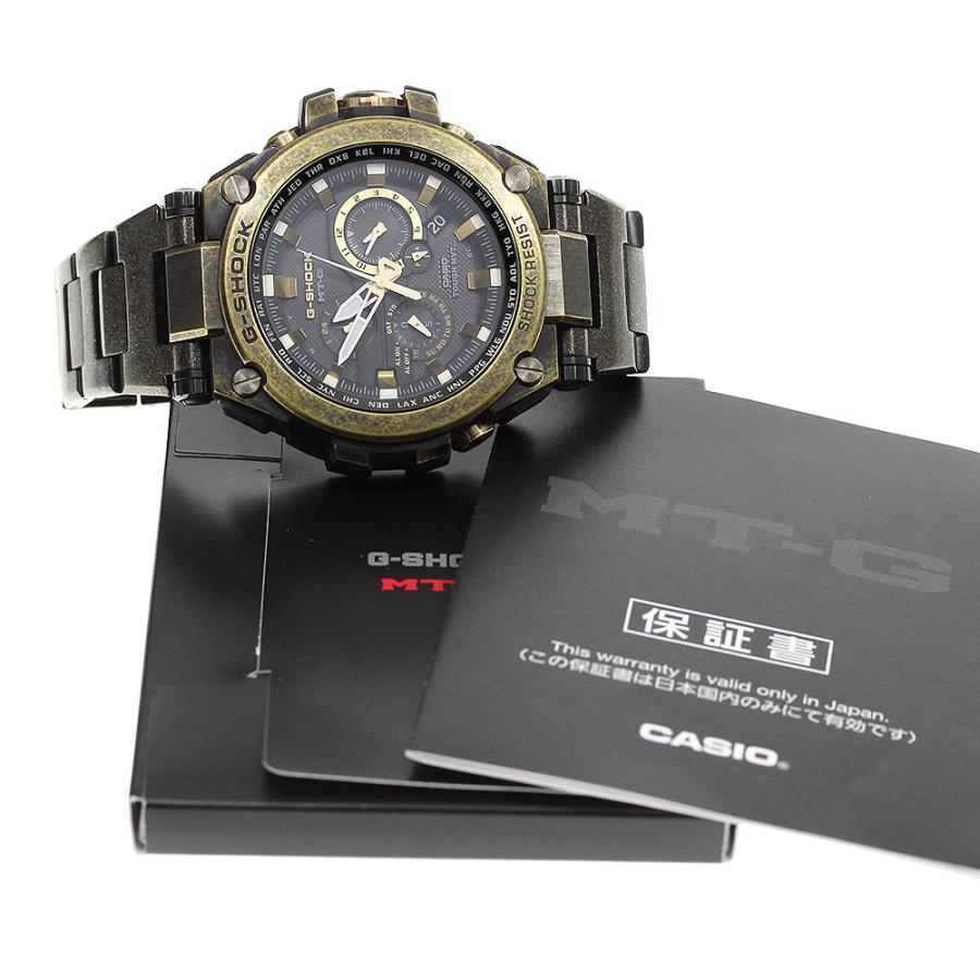 人気の製品 美品 保証書付きカシオ G-SHOCK MTG-S1000BS-1AJR MT-G