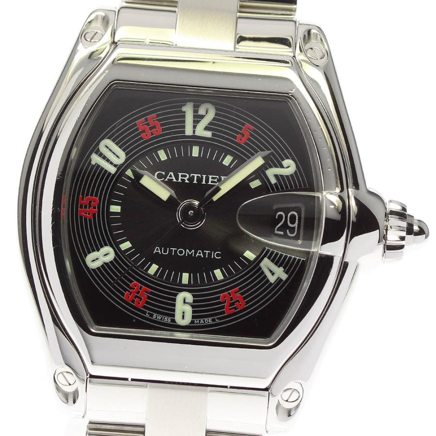 Cartier 自動巻き 腕時計 ブラック カルティエ カリブル ドゥ カルティエ ダイバー W7100056 時計