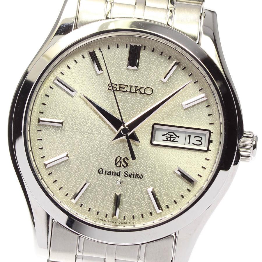 ☆美品【SEIKO】セイコー グランドセイコー 40周年記念限定モデル デイデイト 9F83-9A50/SBGT011 クォーツ メンズ