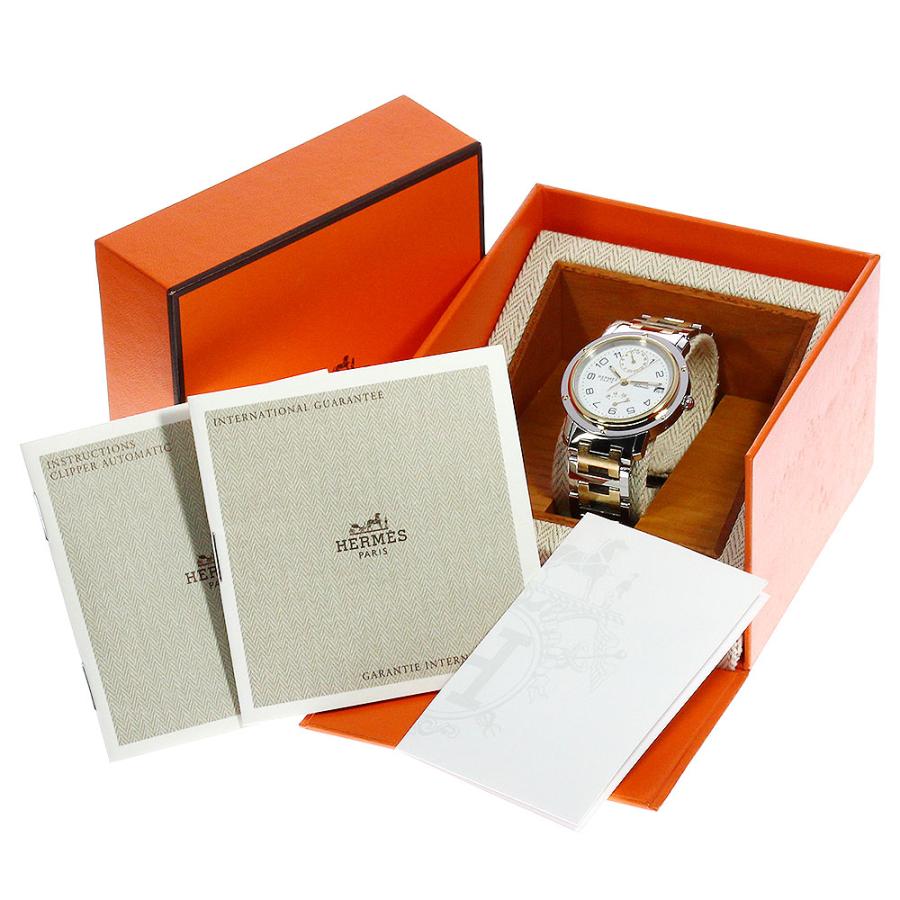 エルメスHERMES CL5.720 クリッパー パワーリザーブ 自動巻き