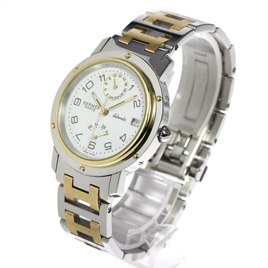 エルメスHERMES CL5.720 クリッパー パワーリザーブ 自動巻き