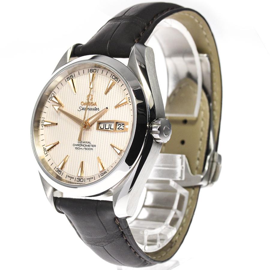 ☆美品★箱・保証書付き【OMEGA】オメガ シーマスター アクアテラ マニュアルカレンダー 231.13.43.22.02.002 自動巻き