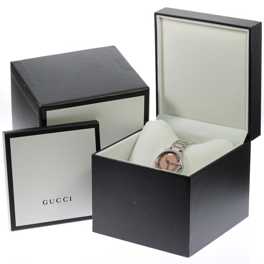 グッチ GUCCI YA126524 Gタイムレス デイト クォーツ GUCCI（グッチ） ☆美品☆箱・保証書付き【GUCCI】グッチ Gタイムレス