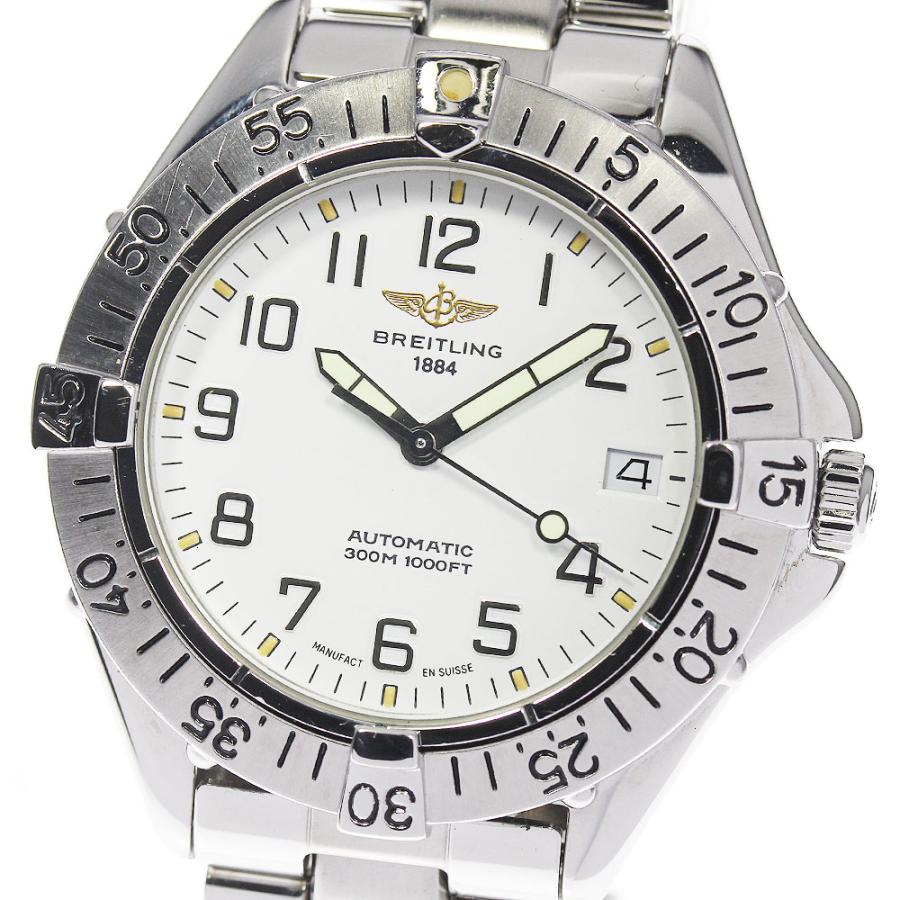 ブライトリング ☆良品【BREITLING】ブライトリング コルトオーシャン デイト A17035 自動巻き メンズ_703050 ...