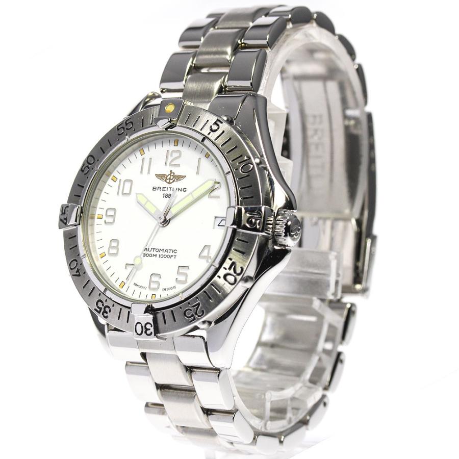 ブライトリング ☆良品【BREITLING】ブライトリング コルトオーシャン デイト A17035 自動巻き メンズ_703050 ...