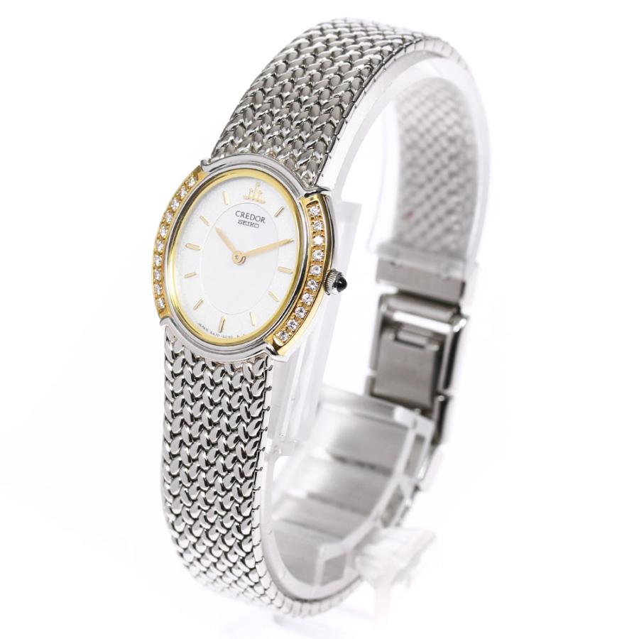 SEIKO ☆美品【SEIKO】セイコー クレドール サイドダイヤ 5A70-3000