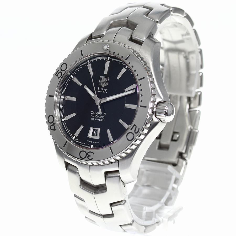 TAG HEUER 【TAG HEUER】タグホイヤー リンク キャリバー5 デイト WJ201A.BA0591 自動巻き メンズ ...