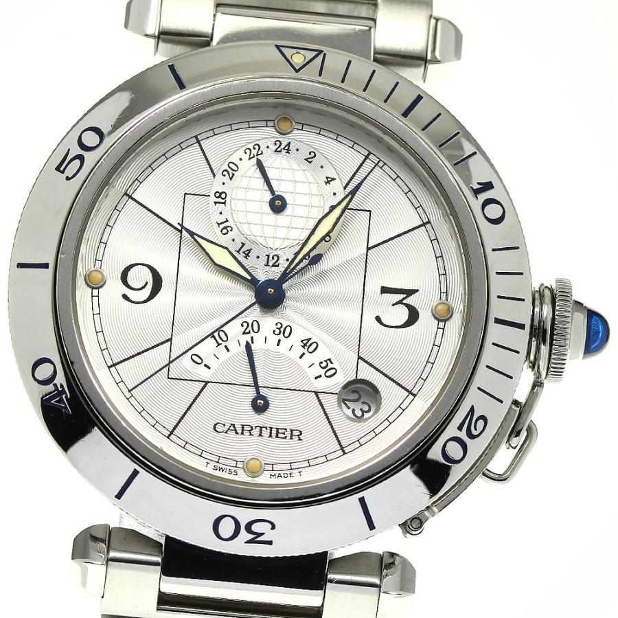 Cartier（カルティエ） CARTIER W31037H3 パシャ38mm GMT パワー