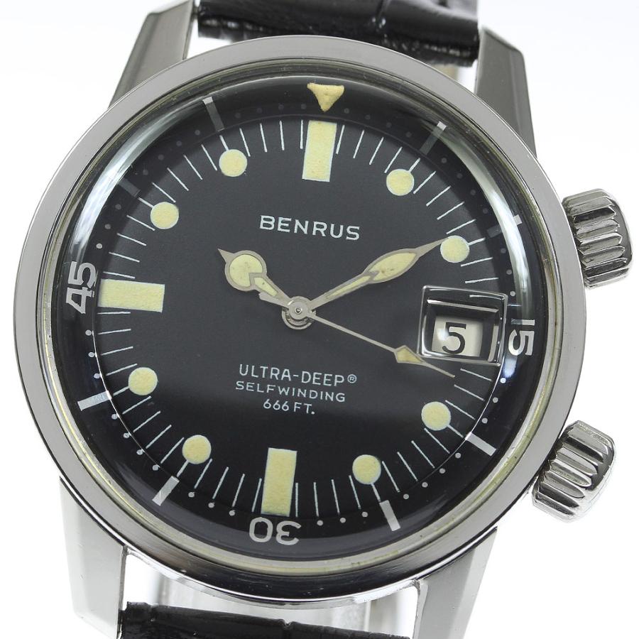 BENRUS】ベンラス ウルトラディープ デイト cal.2452 自動巻き メンズ_ 