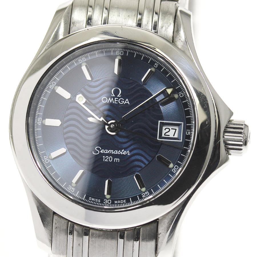 OMEGA】オメガ シーマスター120 2571.81 クォーツ レディース_704455