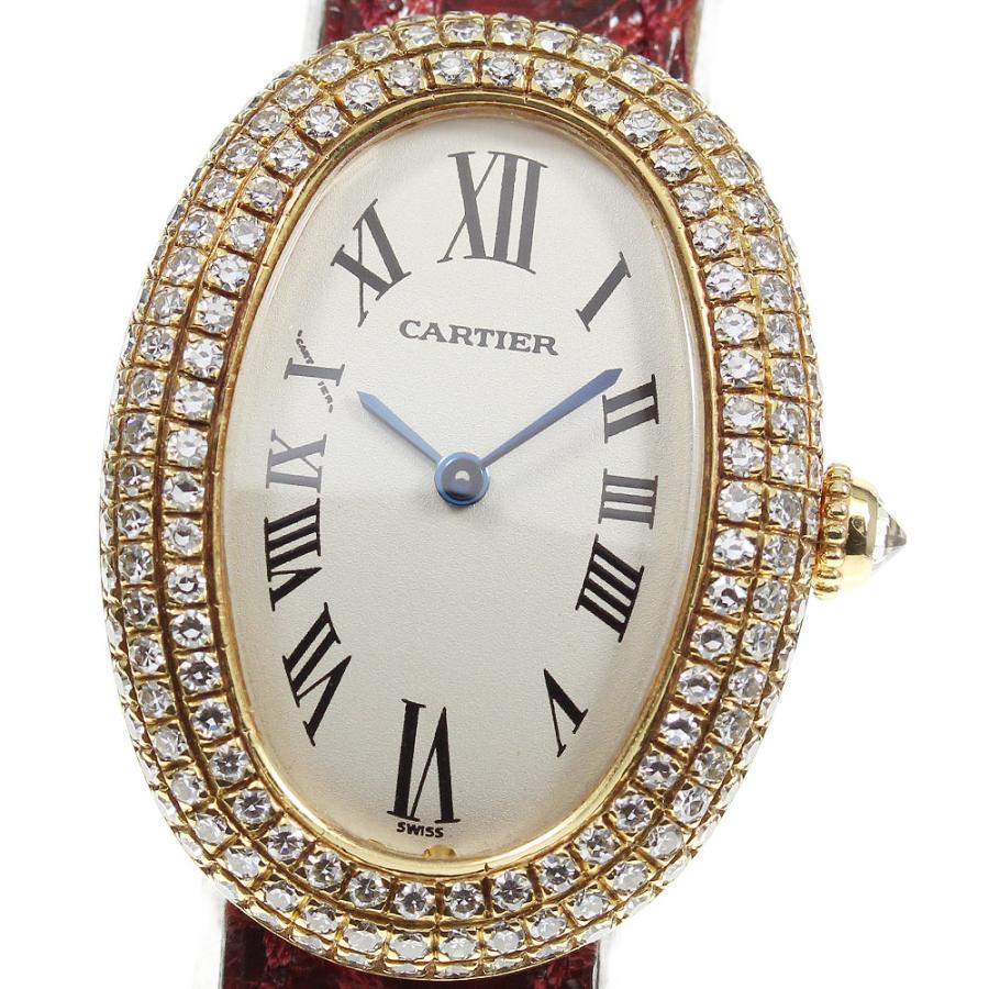 カルティエ 仕上げ済み W1506056 K18YG 1954 ベニュワール クオーツ Cartier - カルティエ ベニュワール YG W1506056 YG クォーツの通販 by