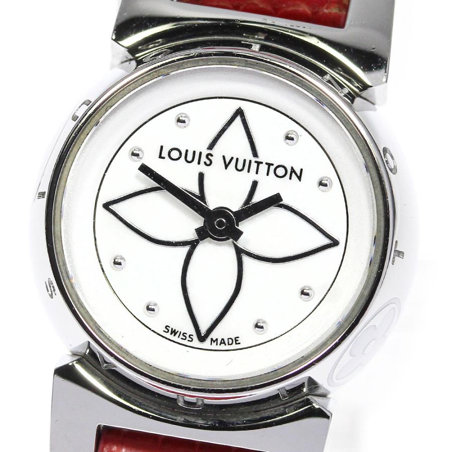 ルイ・ヴィトン LOUIS VUITTON Q151C タンブール ビジュ クォーツ レディース 箱・保証書付き_954312 LOUIS VUITTON - ルイ・ヴィトン LOUIS VUITTON Q151C タンブール