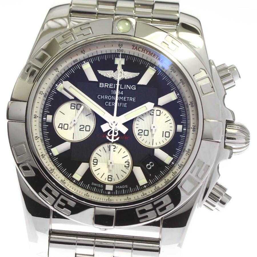 ☆良品【BREITLING】ブライトリング クロノマット 44 クロノグラフ デイト AB0110 自動巻き メンズ_706690【ev10】 ブライトリング（BREITLING） ☆良品【BREITLING】ブライトリング
