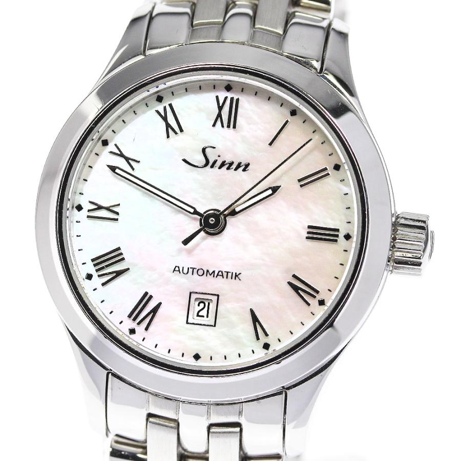☆箱付き【Sinn】ジン デイト 456.ST.MOP.W8 自動巻き レディース_