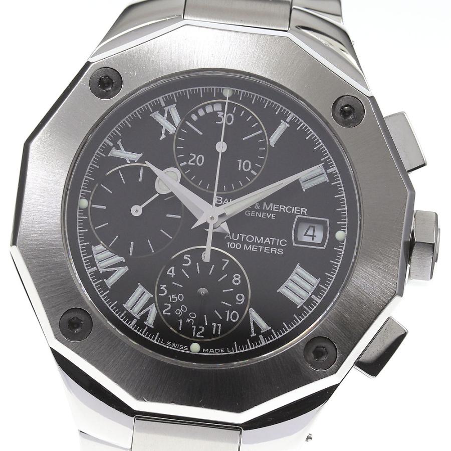 ボーム＆メルシェ 65541 リビエラ クロノグラフ デイト 自動巻き メンズ 楽天市場】ボーム＆メルシェ Baume & Mercier 65541 リビエラ