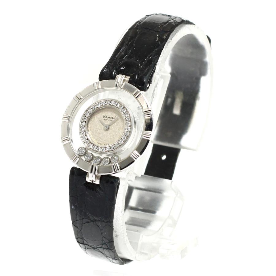 ショパール Chopard 20/5681 ハッピーダイヤモンド K18WG 5Pダイヤ クォーツ レディース _707820 Chopard（ショパール） Chopard 20/5681 ハッピーダイヤモンド K18WG