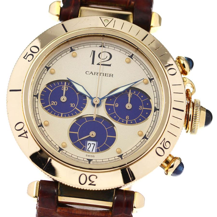 Cartier（カルティエ） 【CARTIER】カルティエ パシャ38 クロノグラフ 