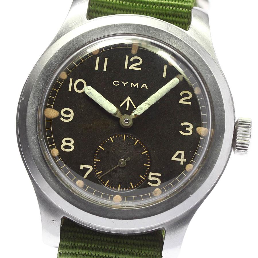 CYMA】シーマ ミリタリーウォッチ 手巻き メンズ_709513 CYMA】シーマ ミリタリーウォッチ 手巻き メンズ_709513