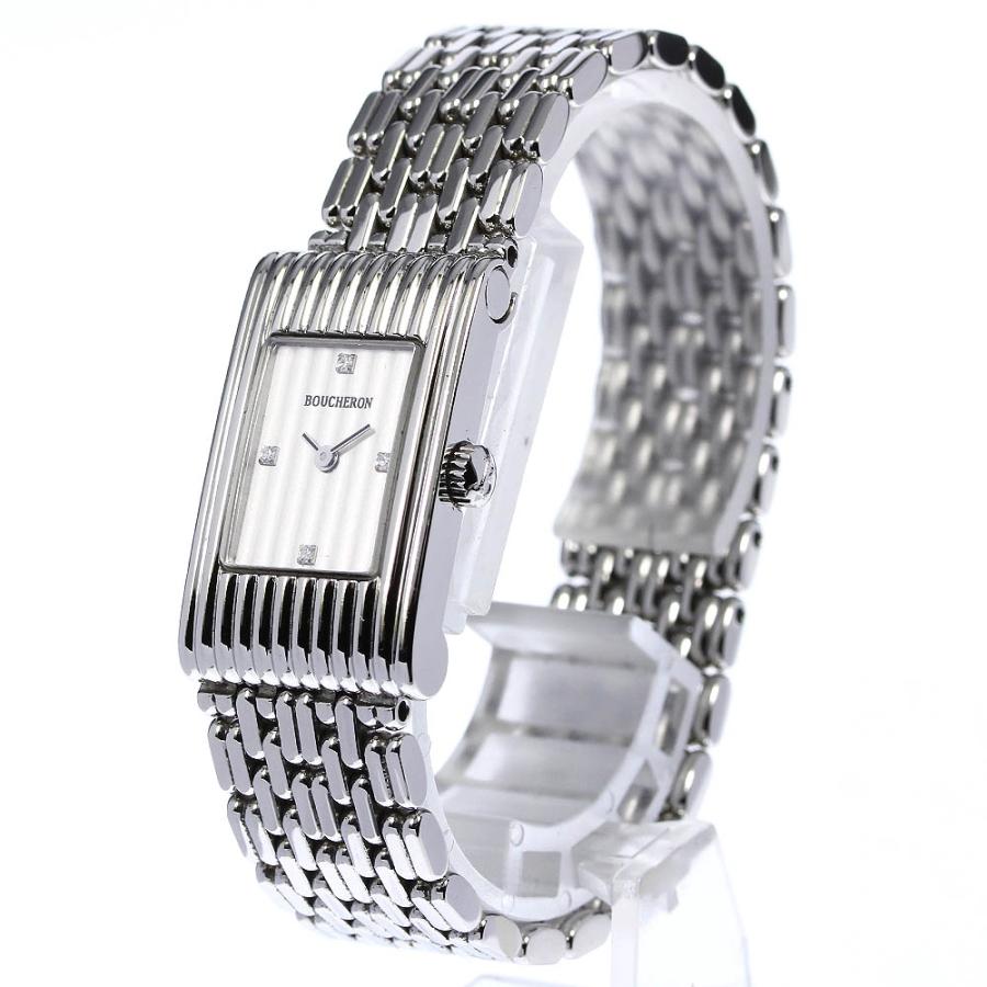 BOUCHERON 【Boucheron】ブシュロン リフレ 4Pダイヤ クォーツ  